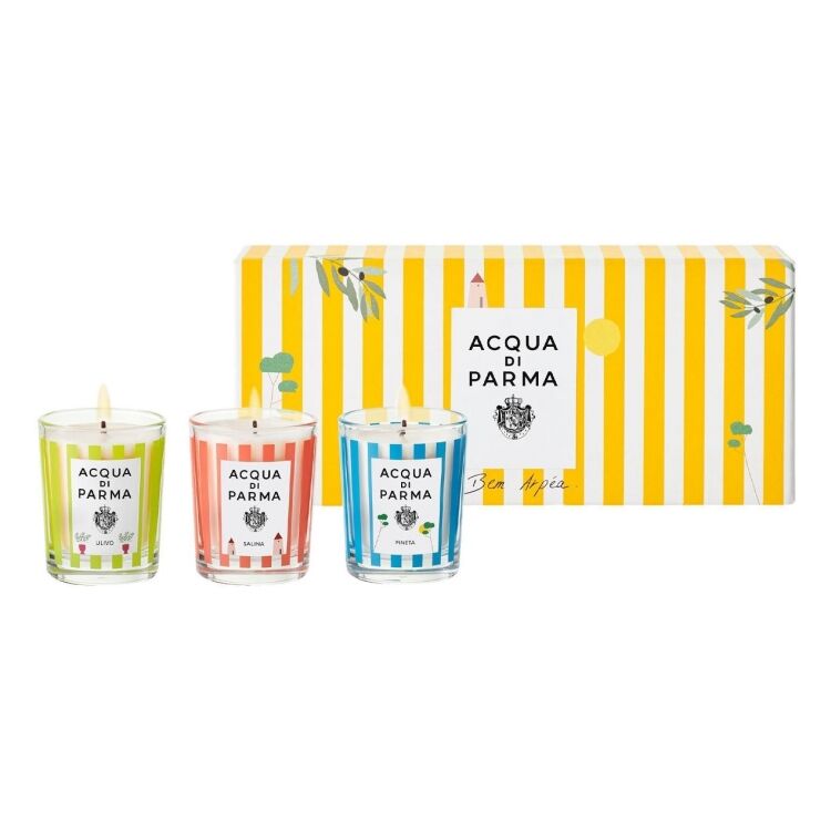 Acqua Di Parma Candles Trio Set 70 GR Candles Trio Set 70 GR - www.romeyntailors.nl - Romeyn Tailors Acqua Di Parma Candles Trio Set 70 GR Candles Trio Set 70 GR - www.romeyntailors.nl - Romeyn Tailors