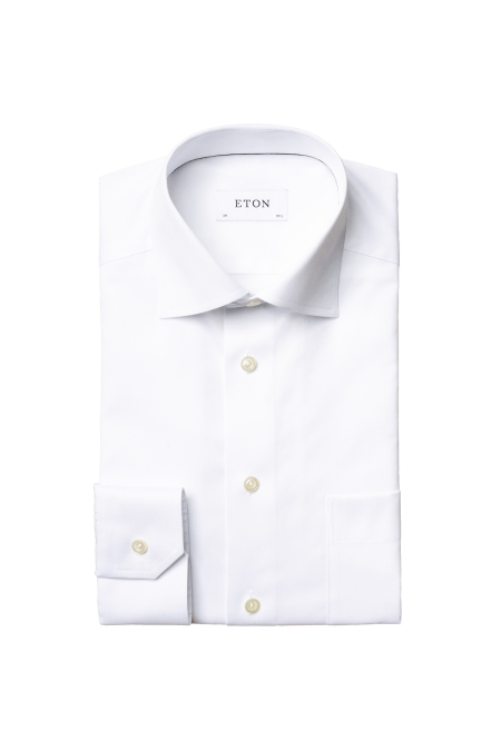 Eton Shirt Classic Fit kleding overhemd dress Wit