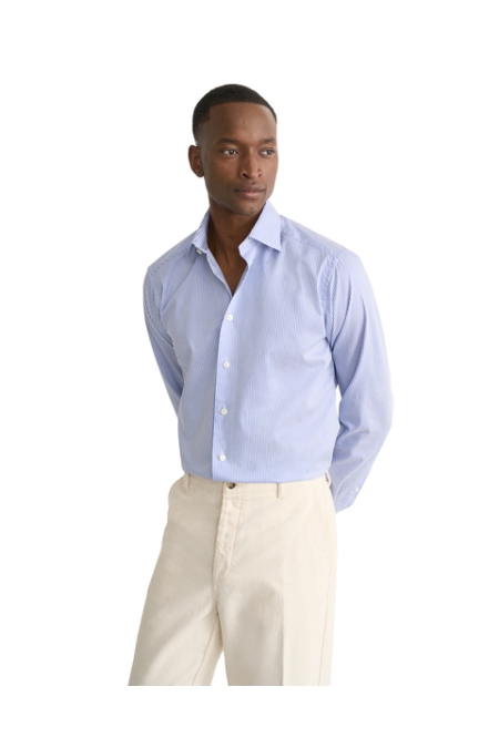 Eton Shirt Fine Twill kleding overhemd dress Blauw