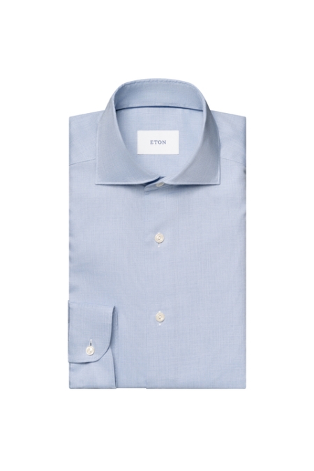 Eton Signature Oxford Shirt kleding overhemd dress Blauw