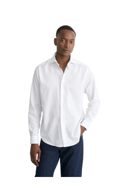 Eton Signature Oxford Shirt kleding overhemd dress Wit
