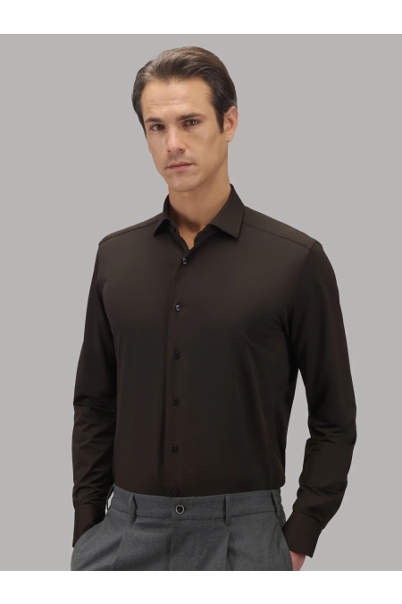 Xacus Active Shirt kleding overhemd casual Bruin
