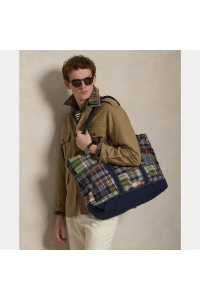 Ralph Lauren Canvas Shopper Tote Bag kleding gift & accessoire Blauw