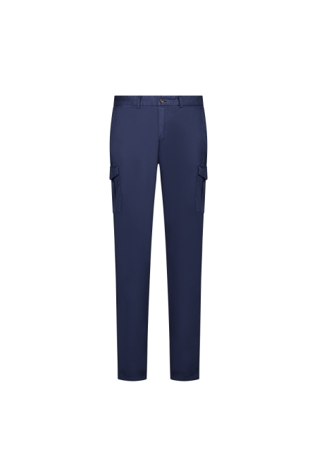 Seven Dials Pantalon Tom W. Chino SDL244104CR03 kleding pantalon Donkerblauw