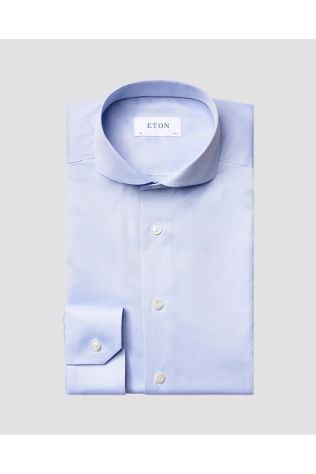 Eton Shirt Slim Fit kleding overhemd dress Blauw