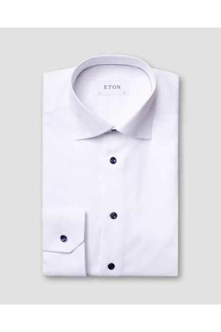 Eton Shirt Contemporary Fit kleding overhemd dress Wit