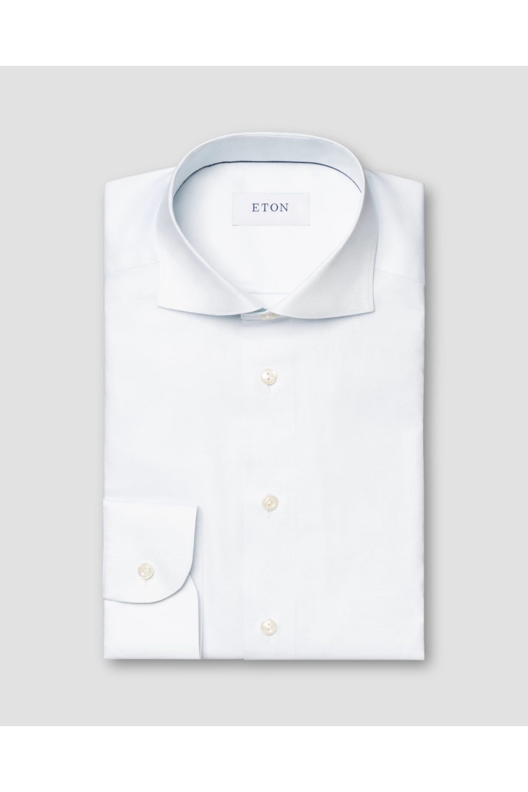 Eton Shirt Free Oxford 1000-13584 kleding overhemd dress Wit