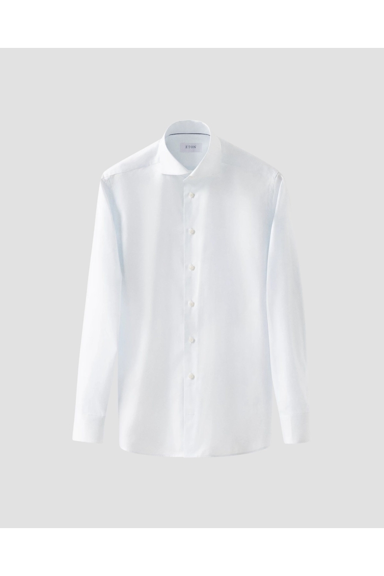 Eton Shirt Free Oxford 1000-13584 kleding overhemd dress Wit