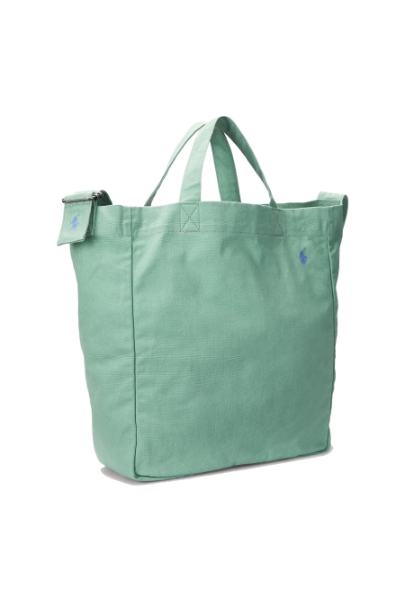 Ralph Lauren Canvas Tote Bag kleding gift & accessoire Lichtgroen