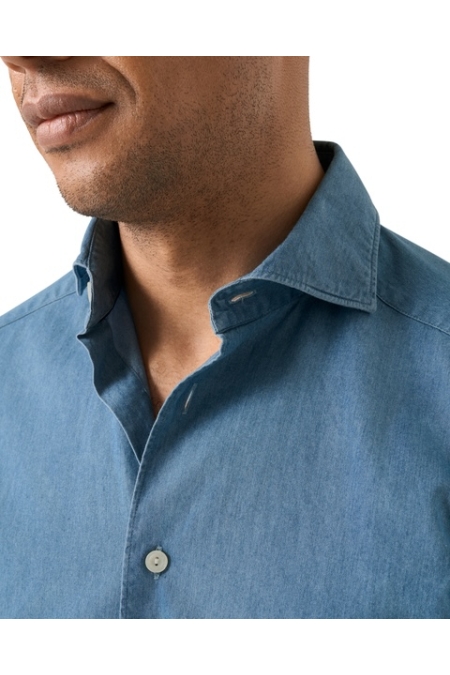 Eton 1000-11526 kleding overhemd casual Light denim