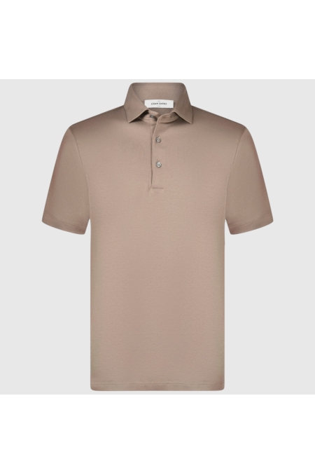 gransasso Polo S Slv kleding polo Bruin