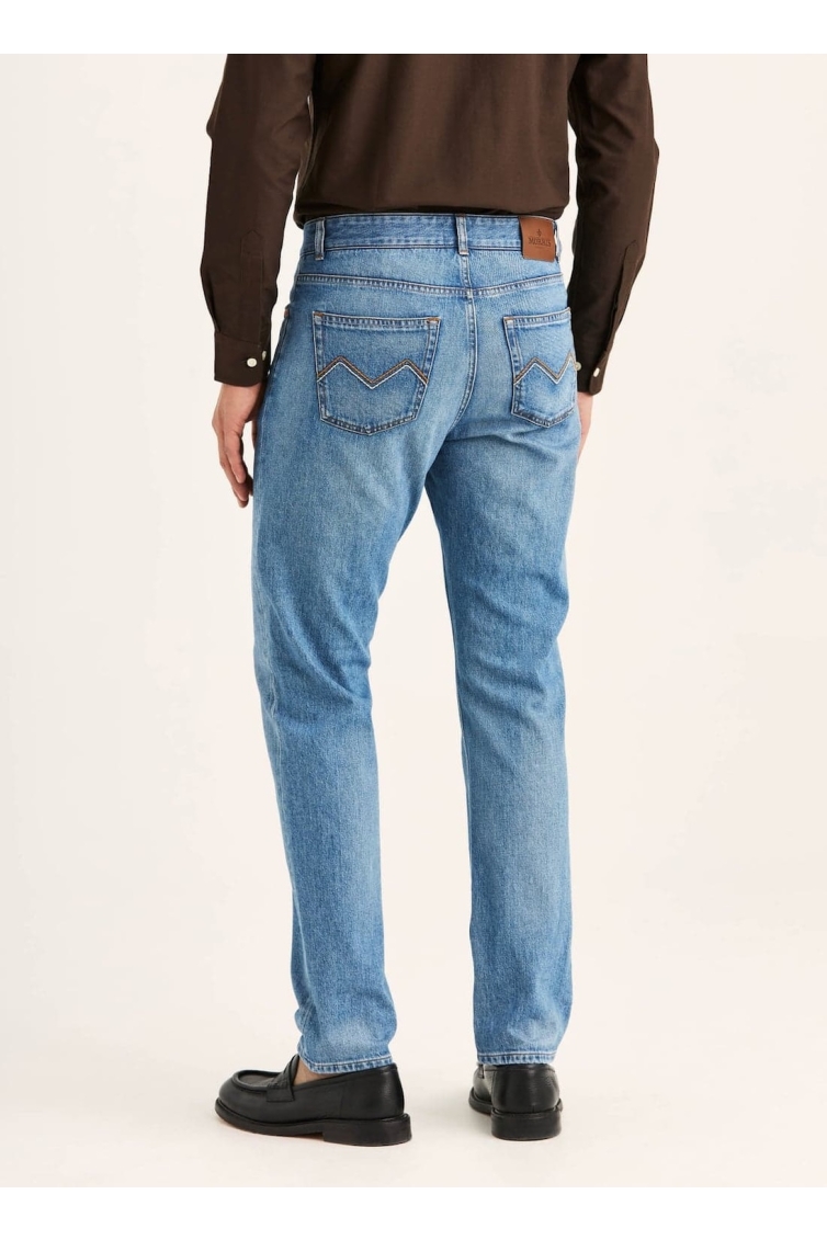 Morris James Jeans kleding jeans Blauw