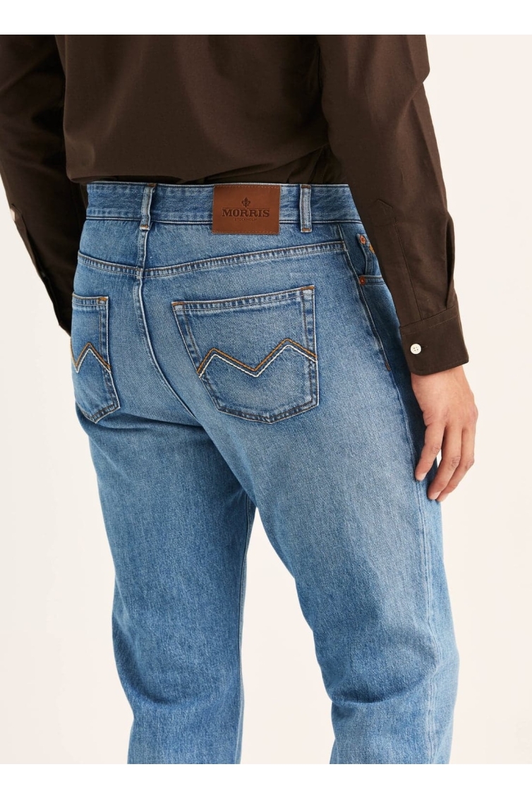 Morris James Jeans kleding jeans Blauw