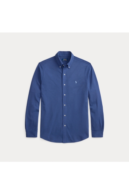 Ralph Lauren Featherweight Mesh Shirt kleding overhemd casual Groen