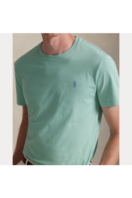 Ralph Lauren Custom Slim Fit Cotton T-shirt kleding t-shirt Groen