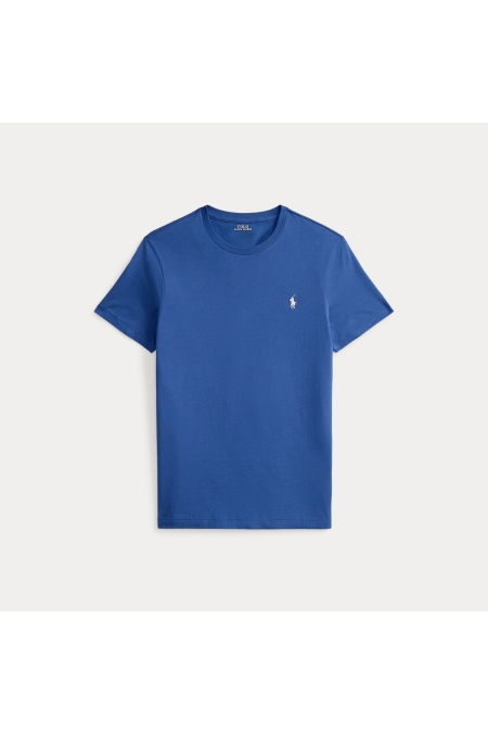 Ralph Lauren Custom Slim Fit Cotton T-shirt kleding t-shirt Blauw