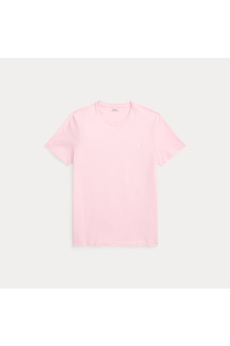 Ralph Lauren Custom Slim Fit Cotton T-shirt kleding t-shirt Roze