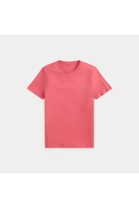 Ralph Lauren Custom Slim Fit Cotton T-shirt kleding t-shirt Rood