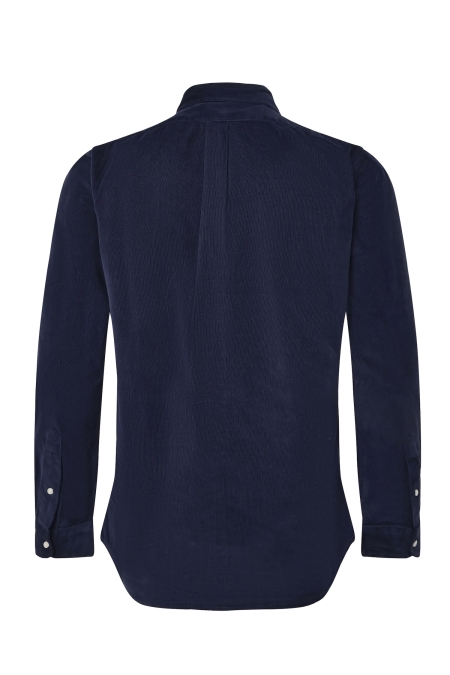 Ralph Lauren CUSTOM FIT CORDUROY SHIRT kleding overhemd casual Blauw