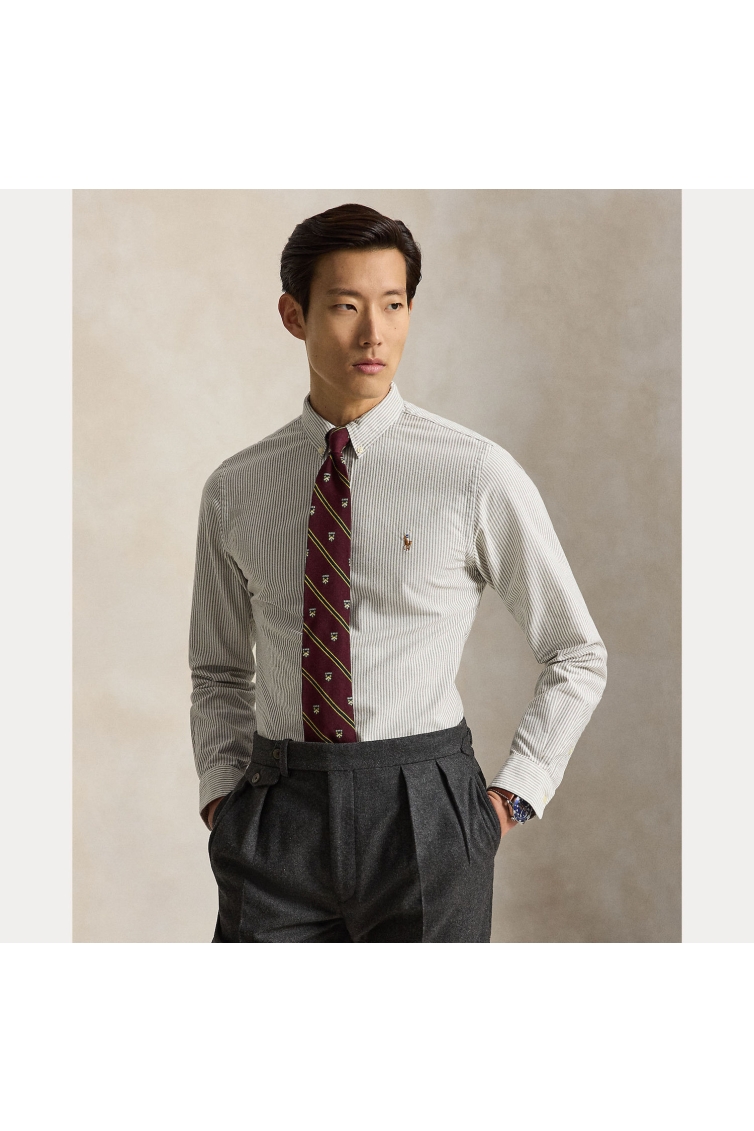 Ralph Lauren CUBDPPCS-LONG SLEEVE-SPORT SHIRT kleding overhemd casual Bruin