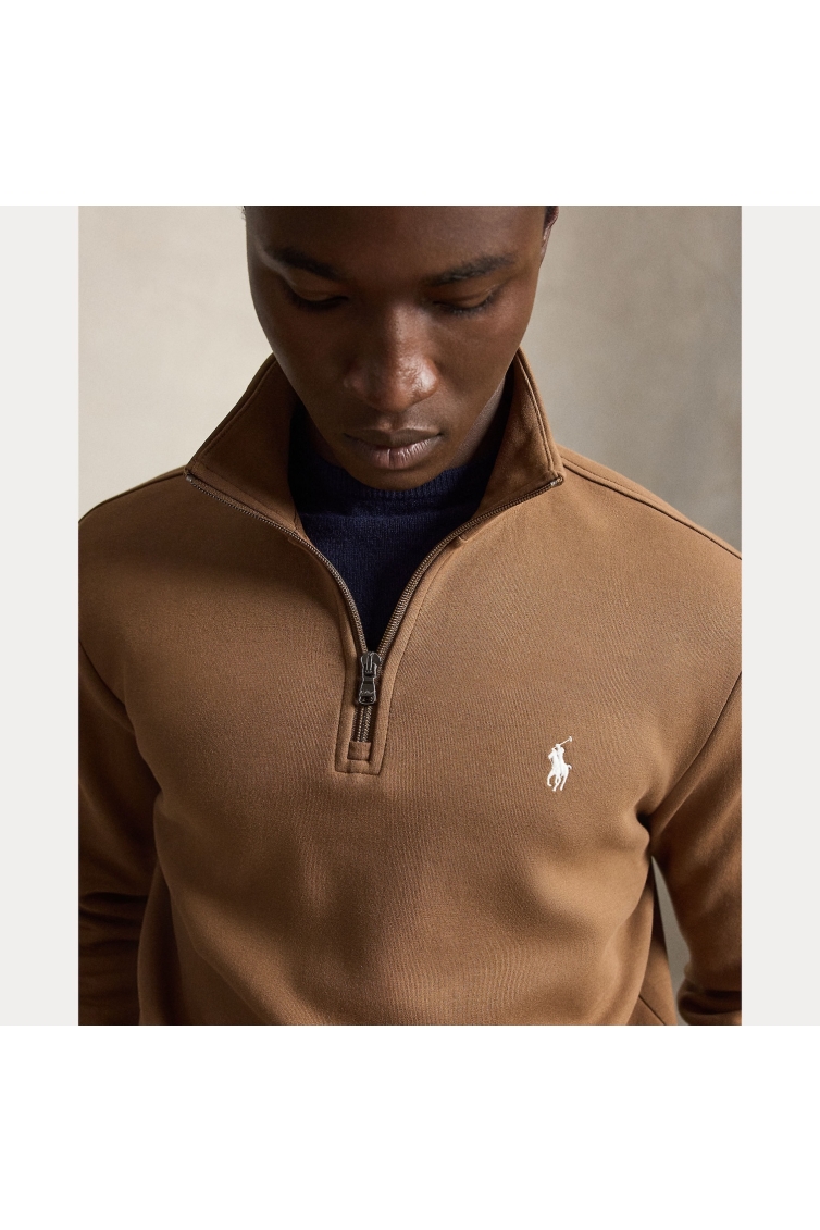 Ralph Lauren Halfzip Sweater kleding trui Bruin