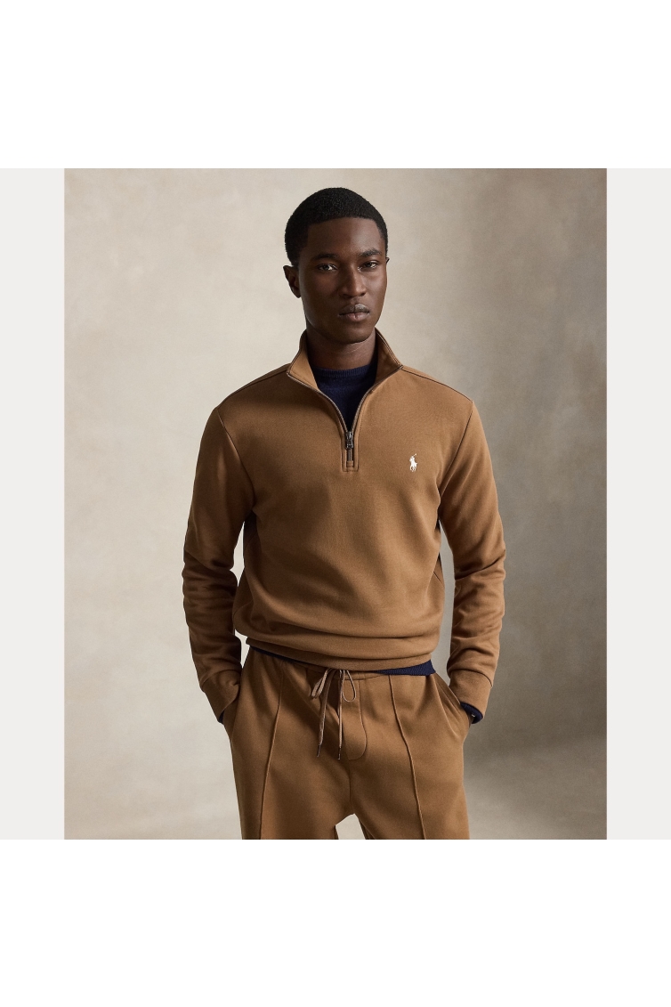 Ralph Lauren Halfzip Sweater kleding trui Bruin