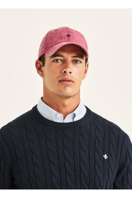 Morris Ethan Cable Oneck kleding trui Blauw