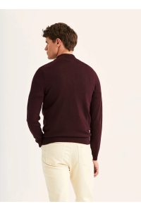 Morris Merino John Zip kleding trui Rood