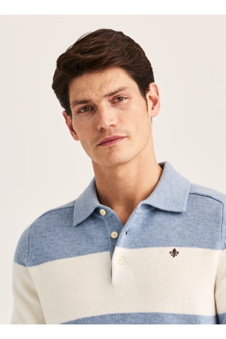Morris Hertford Polo kleding trui Blauw