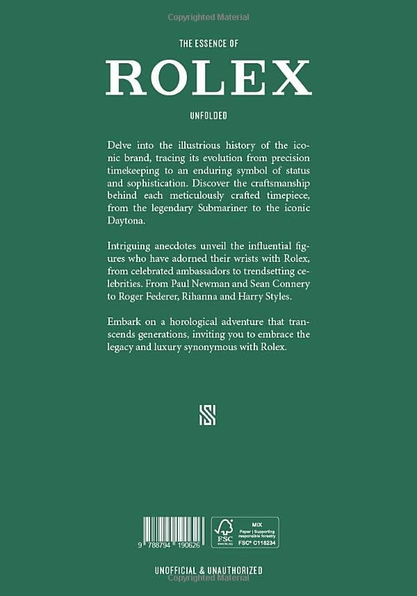 Van Ditmar The Essence of Rolex kleding lifestyle boek Diversen