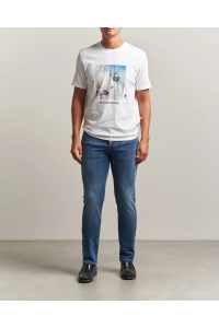 Jacob Cohen T-shirt Collo Costina Jersey kleding t-shirt Wit