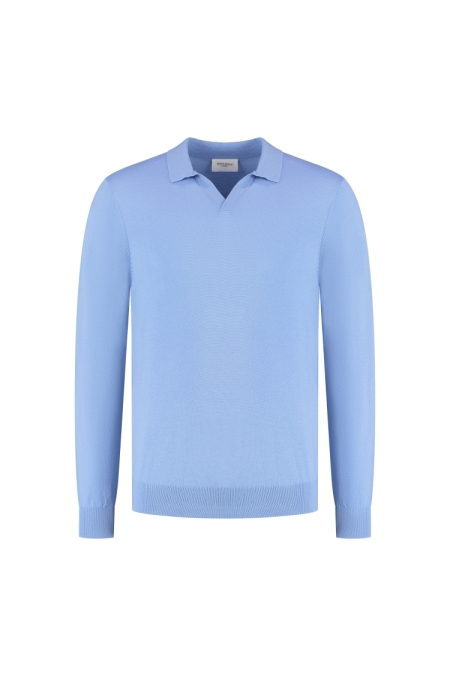 Seven Dials Trui Blake Knit Ls kleding trui Licht Blauw