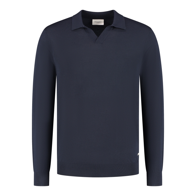 Seven Dials Trui Blake Knit Ls kleding trui Donker Blauw